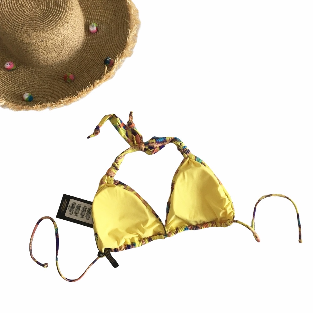 new last1 Vix ✦ Tri Bikini Top ✦ Watercolor Print - Picture 7 of 12